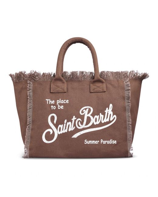 Mc2 Saint Barth Brown Shopping Bags
