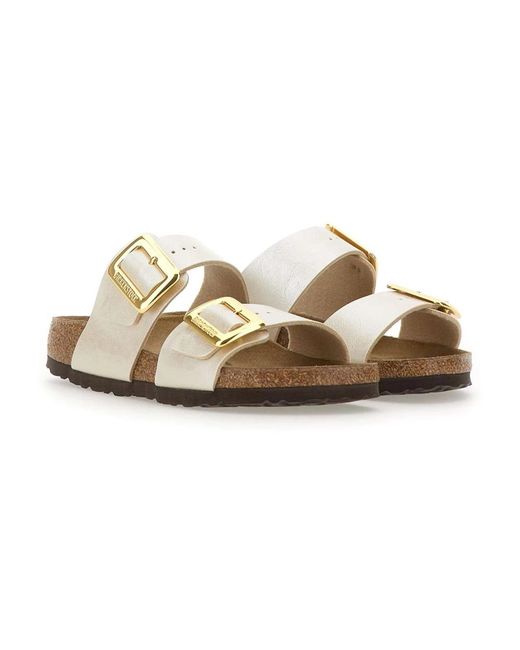 Birkenstock Metallic Sliders