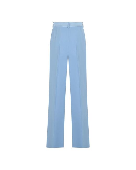 Alberta Ferretti Blue Wide Trousers