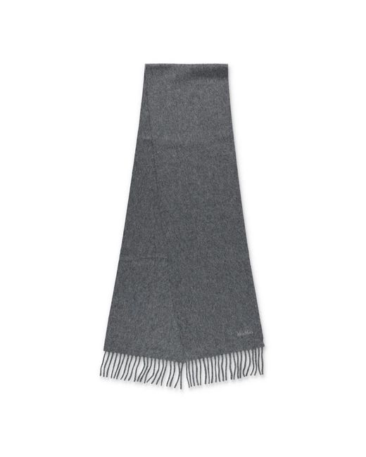 Max Mara Gray Winter Scarves