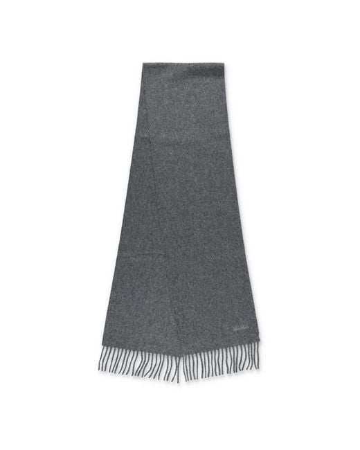 Max Mara Gray Winter Scarves