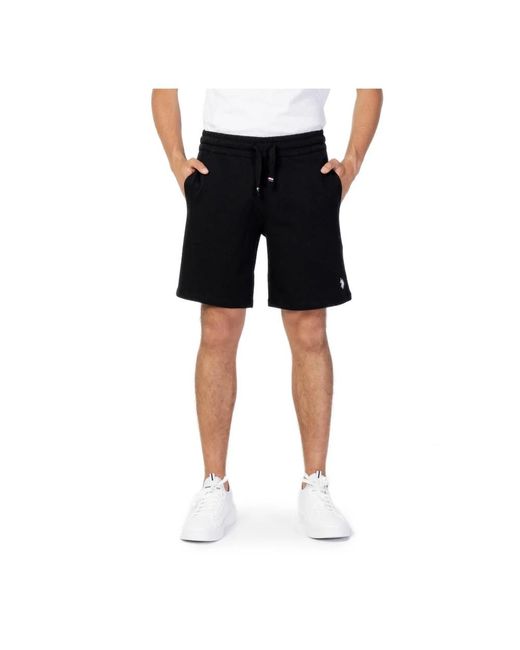 U.S. POLO ASSN. Black Casual Shorts for men