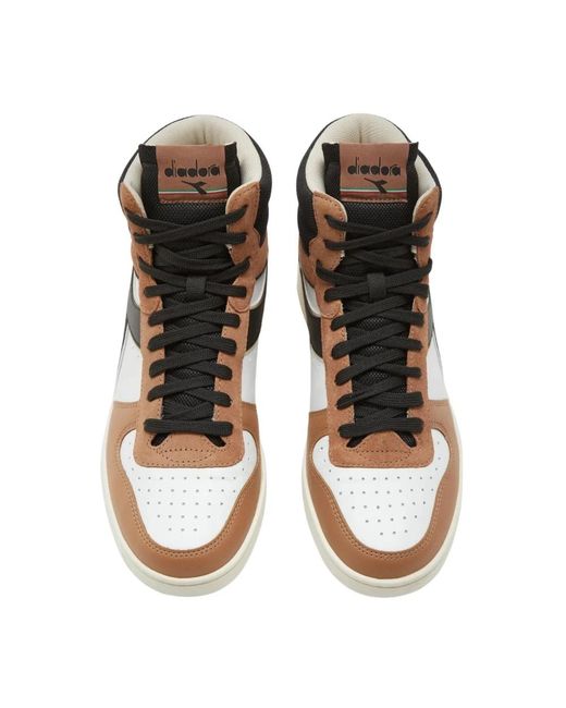 Diadora Brown Sneakers for men