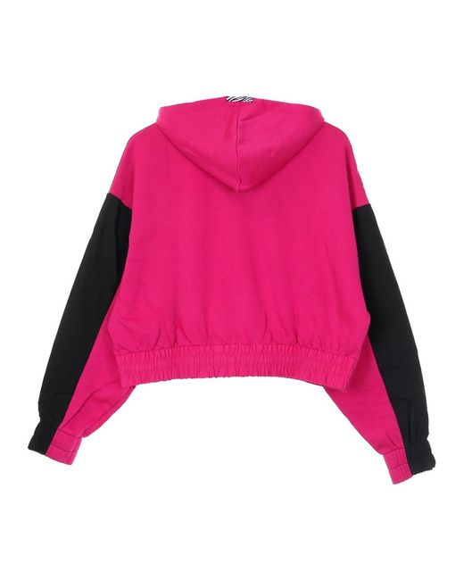 Nike Fitness ,Roze ,Katoen Sportswear Icon Clash Cropped Hoodie in het Pink