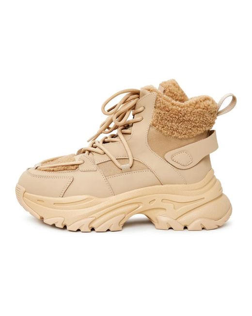 Lace-Up Boots di CESARE GASPARI in Natural