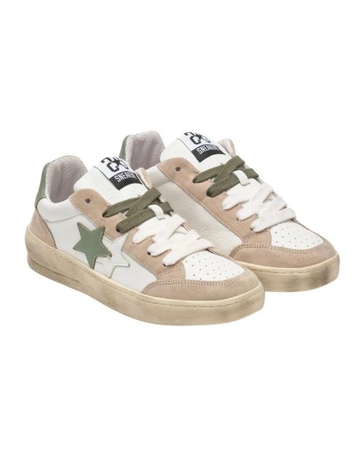 2 Star White Sneakers for men