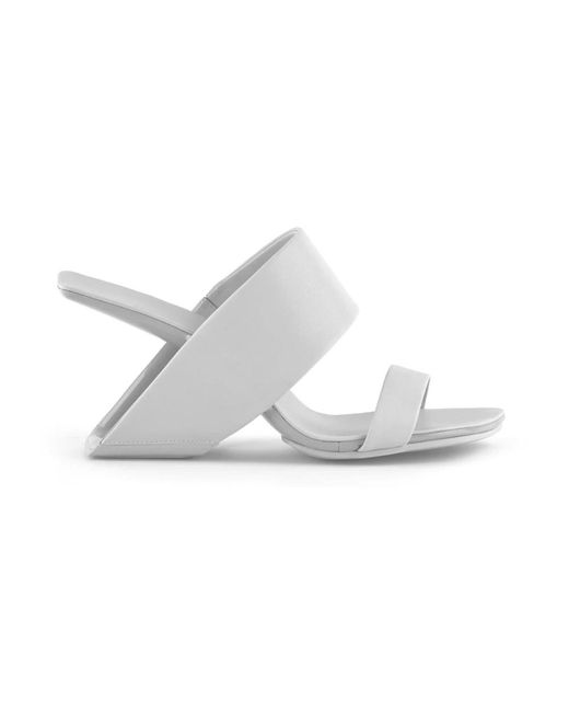 Heeled mules United Nude de color White