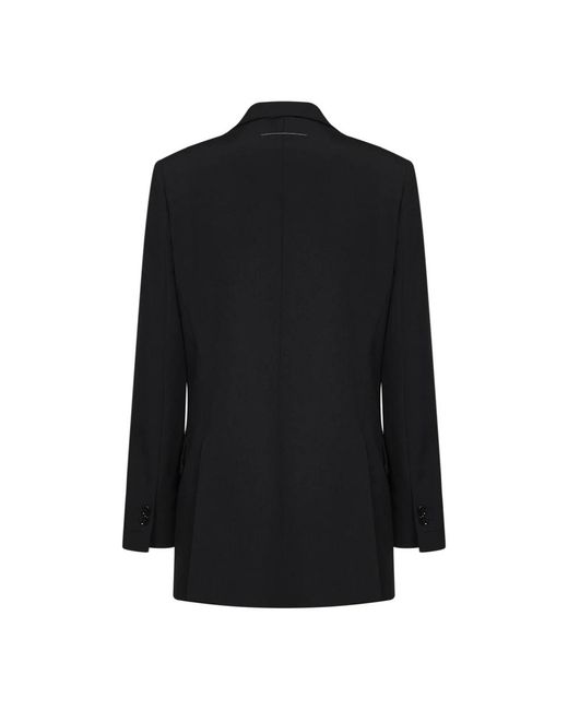 MM6 by Maison Margiela Black Blazers