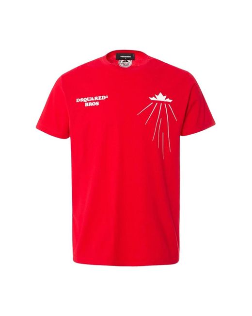 DSquared² T-Hemden in het Red voor heren