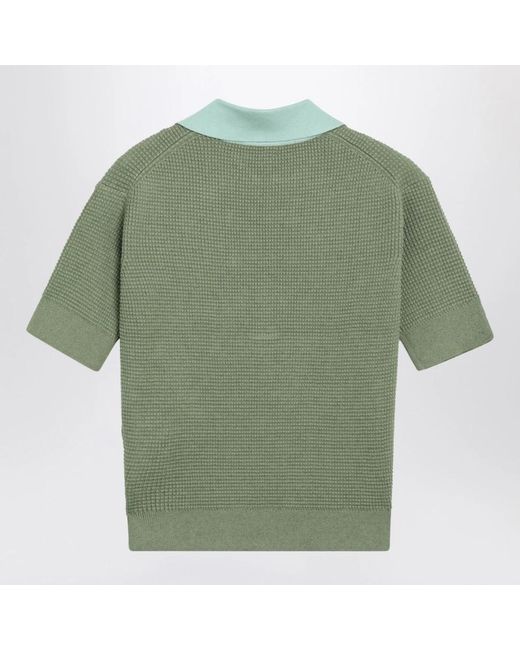 J.W. Anderson Green V-Neck Knitwear