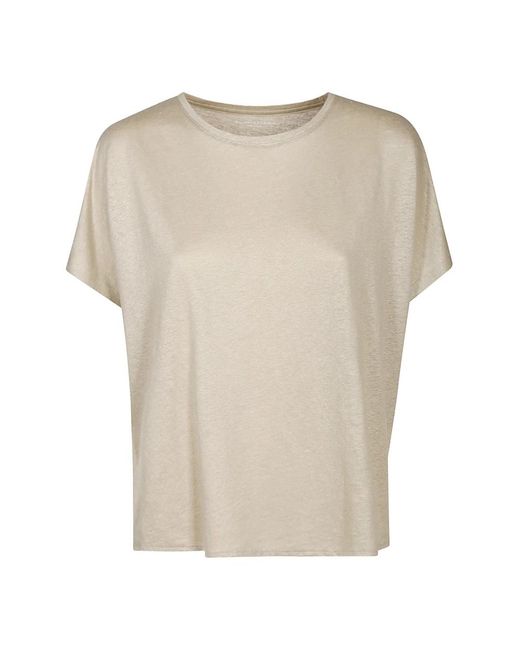 T-Shirts Majestic Filatures de color Natural