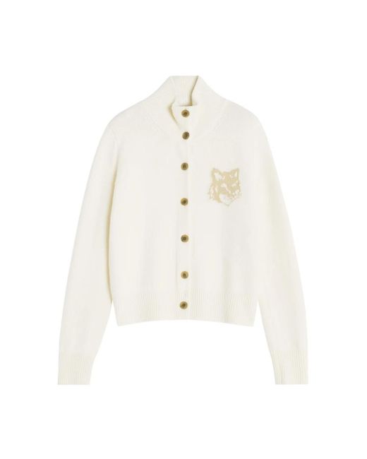 Maison Kitsuné White Cardigans