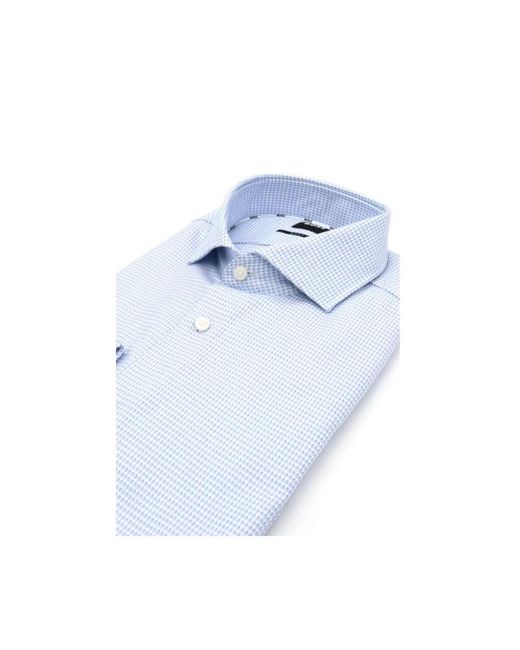 Boss Blue Formal Shirts for men