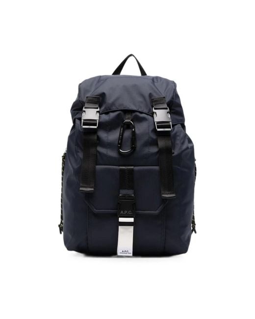A.P.C. Blue Backpacks for men