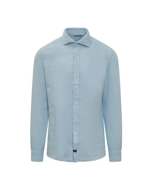 Fay Blue Casual Shirts for men