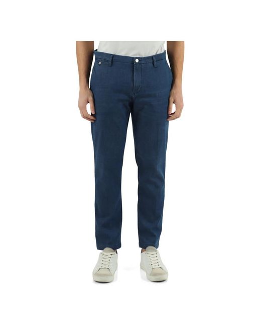 Replay Blue Chinos for men