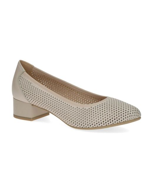 Caprice Gray Pumps