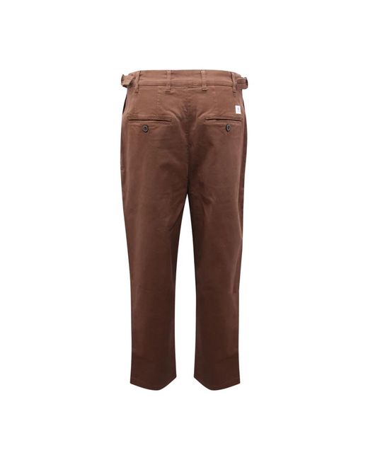 Department 5 Brown Straight Trousers for men