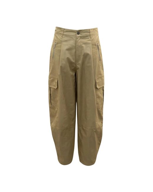 MEIMEIJ Green Wide Trousers