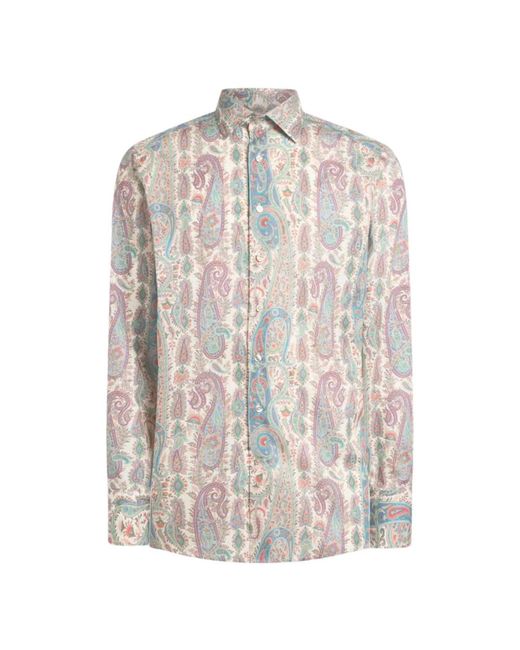 Etro Multicolor Casual Shirts for men