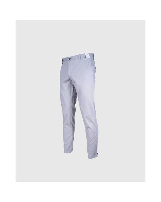 AT.P.CO Blue Slim-Fit Trousers for men