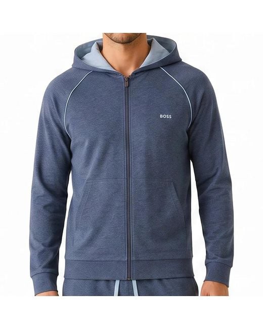 Boss Blue Zip-Throughs for men