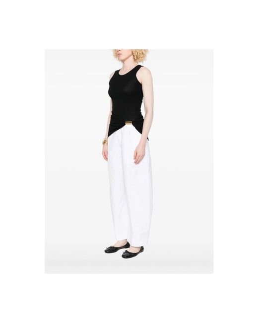 Loewe Black Sleeveless Tops