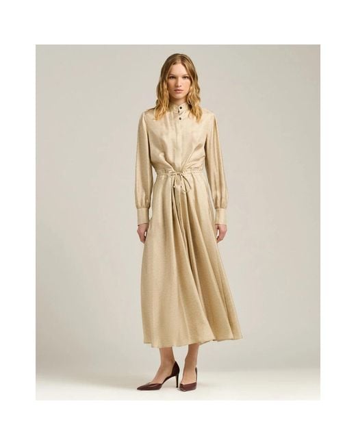 Maxi Dresses Kiton en coloris Natural