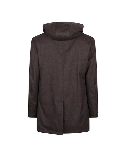 Herno Jassen ,Bruin ,Medium Down Jacket in het Black voor heren