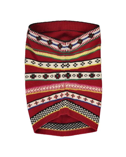 KENZO Red Winter Scarves