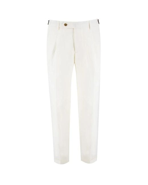Berwich White Suit Trousers for men
