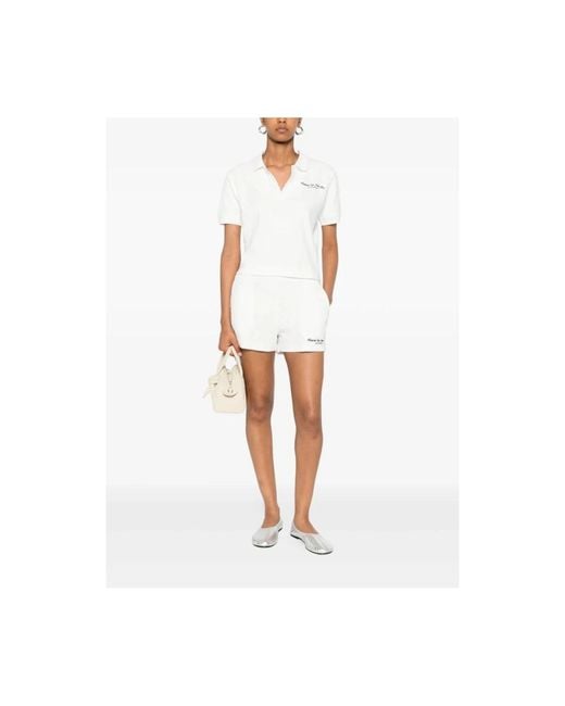 Sporty & Rich White Polo Shirts