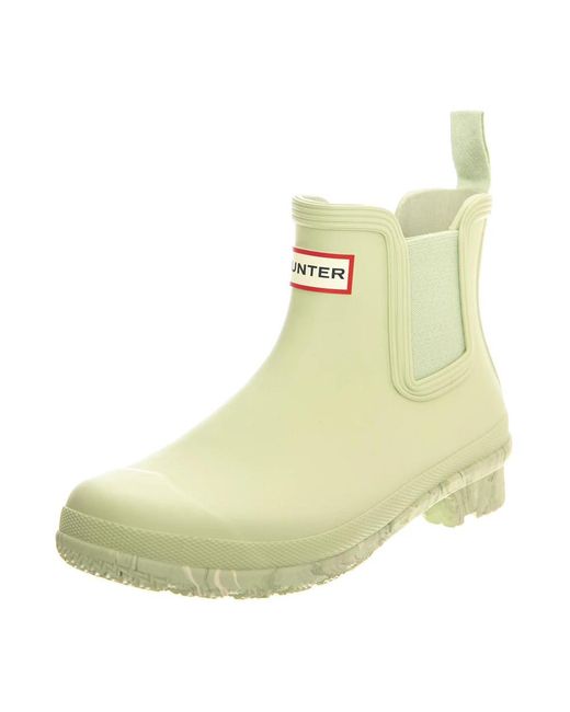 Hunter Green Ankle Boots
