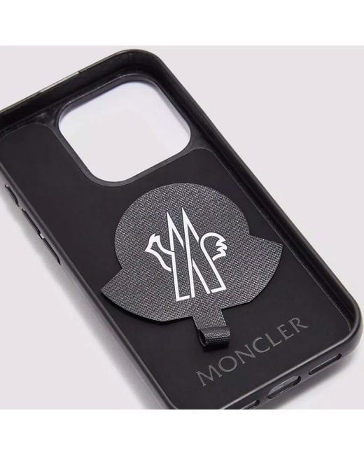 Moncler Black Leder iphone 15 pro hülle
