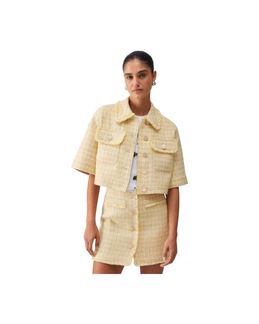 Liu Jo Metallic Tweed Jackets