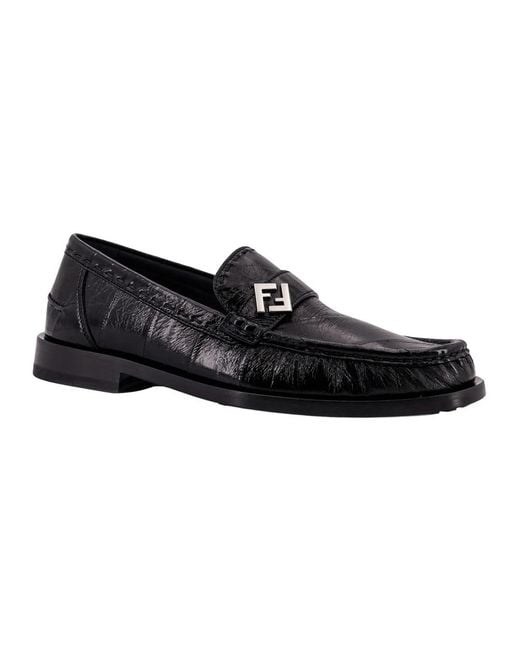 Fendi Black Loafers for men