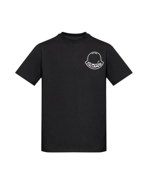 Moncler Black T-Shirts for men