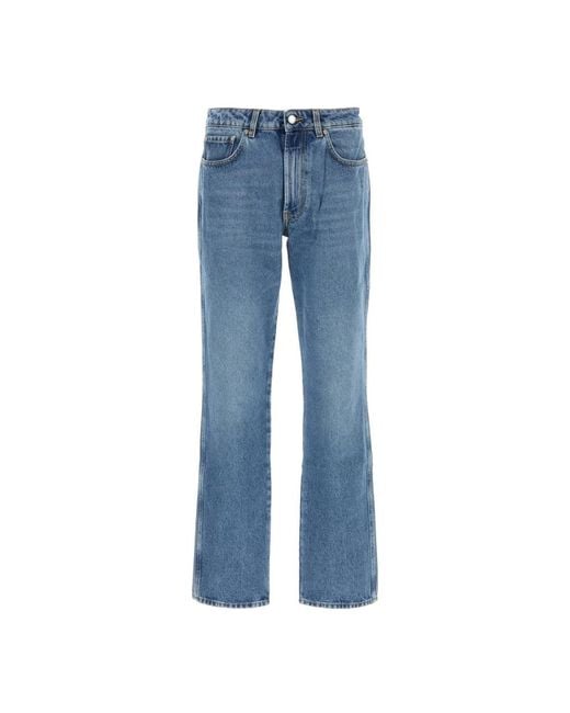 1989 STUDIO Blue Straight Jeans for men