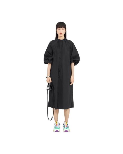 Midi Dresses di MM6 by Maison Martin Margiela in Black