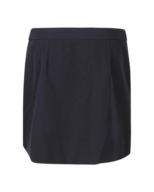 Alexander McQueen Blue Short Skirts