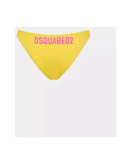 DSquared² Yellow Bikinis