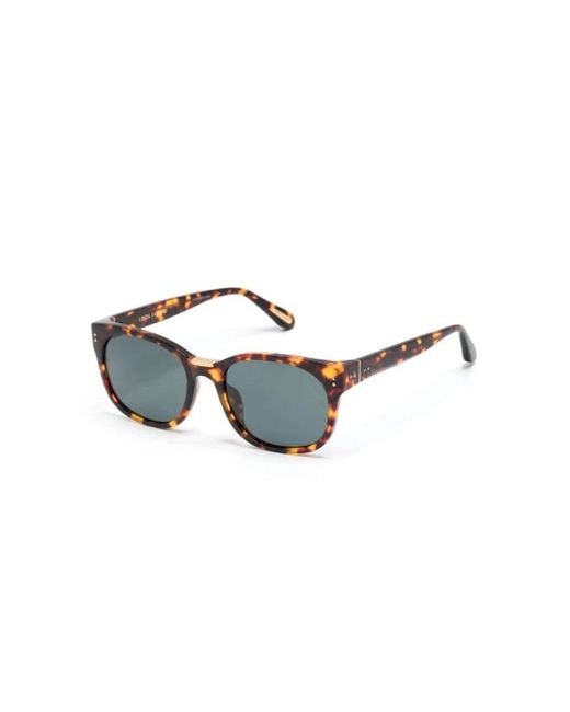 Linda Farrow Blue Sunglasses