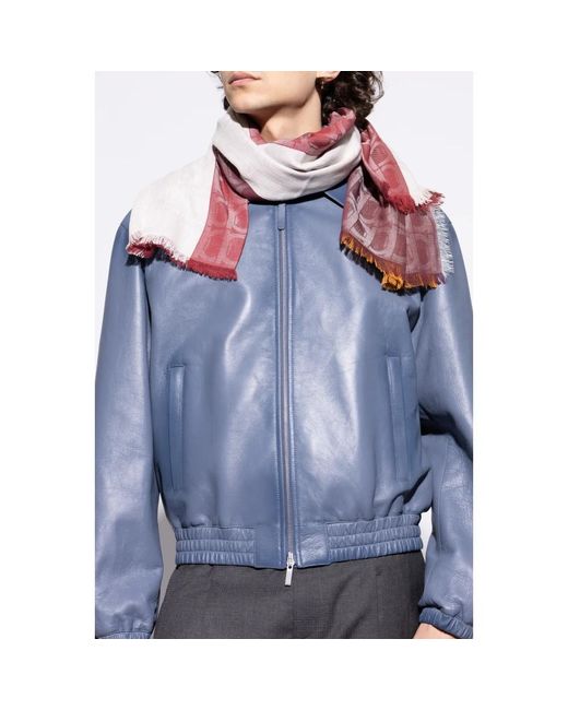 Scarves di Ferragamo in Purple da Uomo