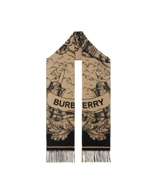 Burberry Natural Winter Scarves for men