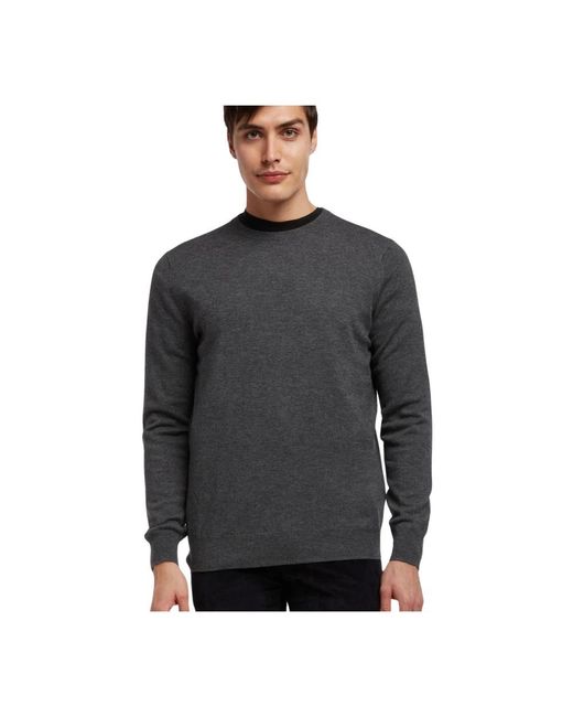 Brooks Brothers Black Round-Neck Knitwear for men