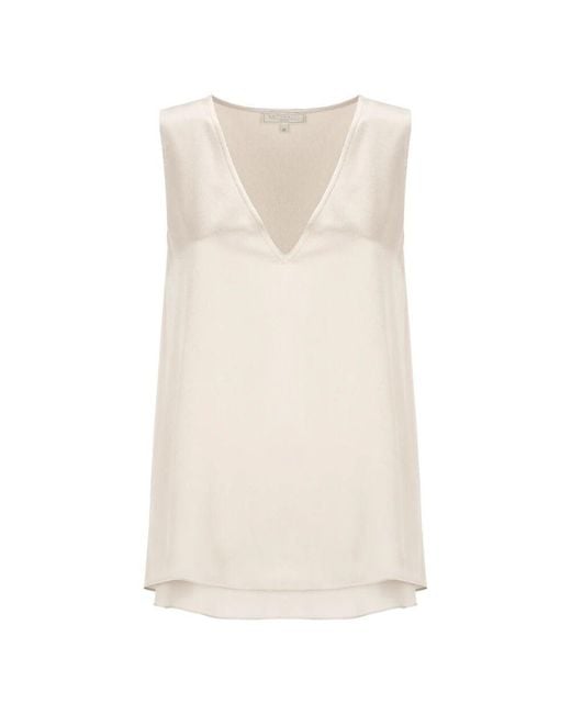 Sleeveless Tops Antonelli en coloris Natural