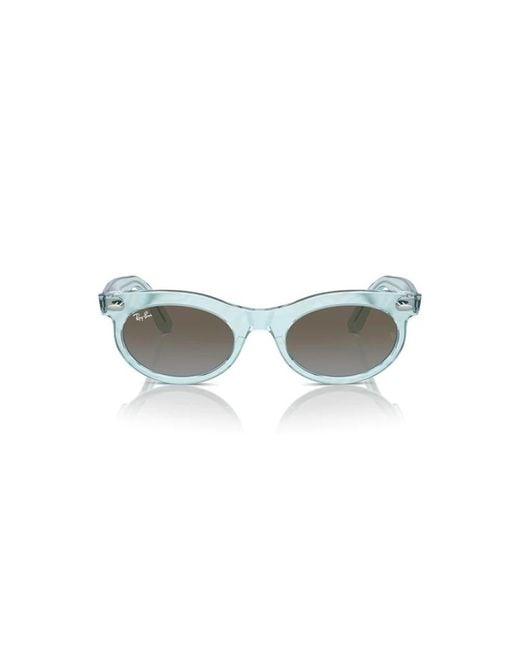 Ray-Ban Authentieke Ovale Brillen Van Premium Kwaliteit in het Blue