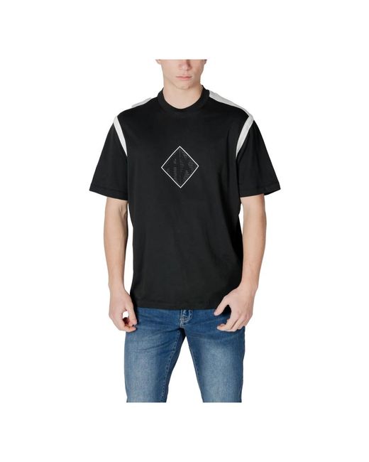 T-Shirts di ARMANI EXCHANGE in Black da Uomo