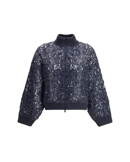 Brunello Cucinelli Cardigans in het Blue