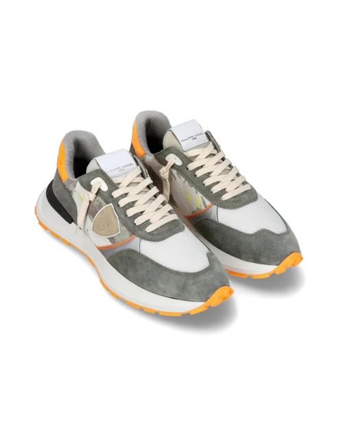Philippe Model Schoenen ,Veelkleurig ,Katoen Sneakers Antibes Sportkleding in het Multicolor voor heren